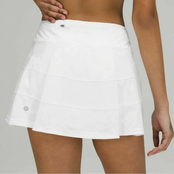 Lululemon Pace Rival Skirt (Tall) * 4-way Stretch in White Size 8 Tall - Picture 12 of 14